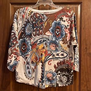 Chico’s 3/4 length sleeve sweater